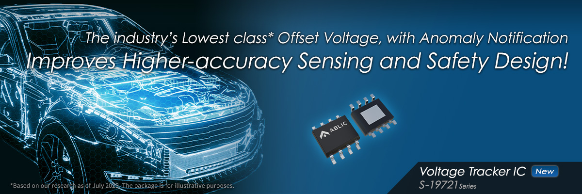 Low offset voltage voltage tracker IC with anomaly notification - S-19721 