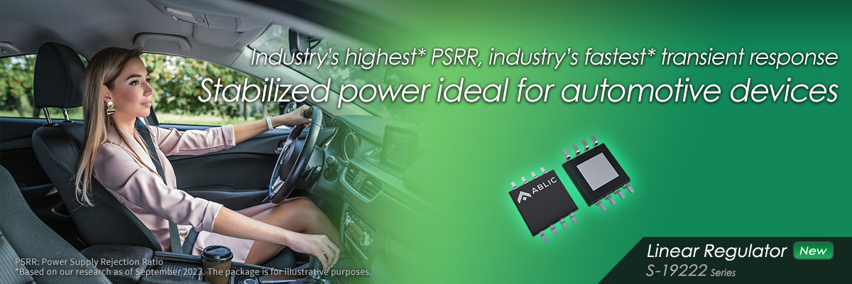 Automotive, 36V input, 300mA output linear regulator - S-19222 