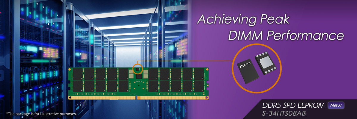 DDR5 SPD EEPROM with Hub built-in temperature sensor - S-34HTS08AB